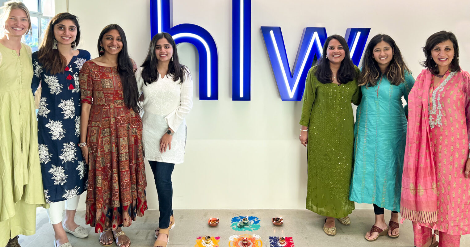 Celebrating Dwali, the festival of lights, at our Los Angeles office.